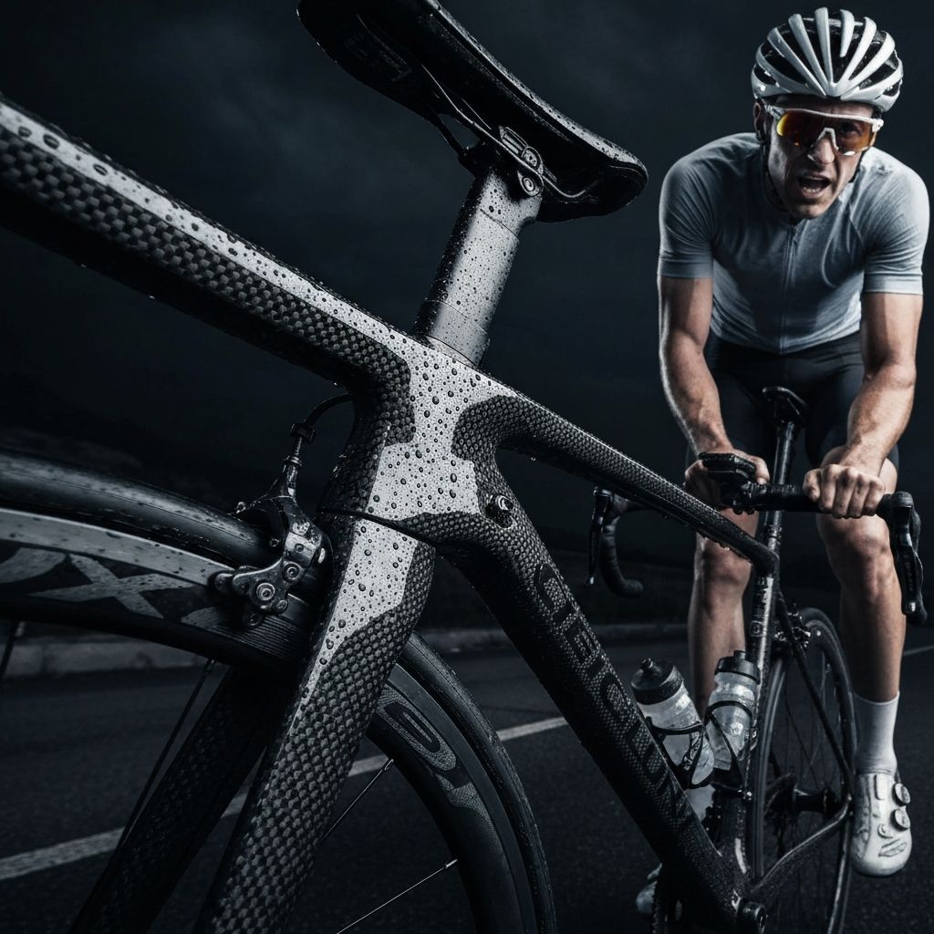 High-performance bike with Fortress ceramic coating applied